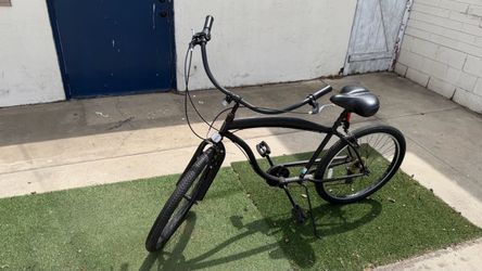Beach Cruiser Bike, 7-Speed — Lights & Cover Included