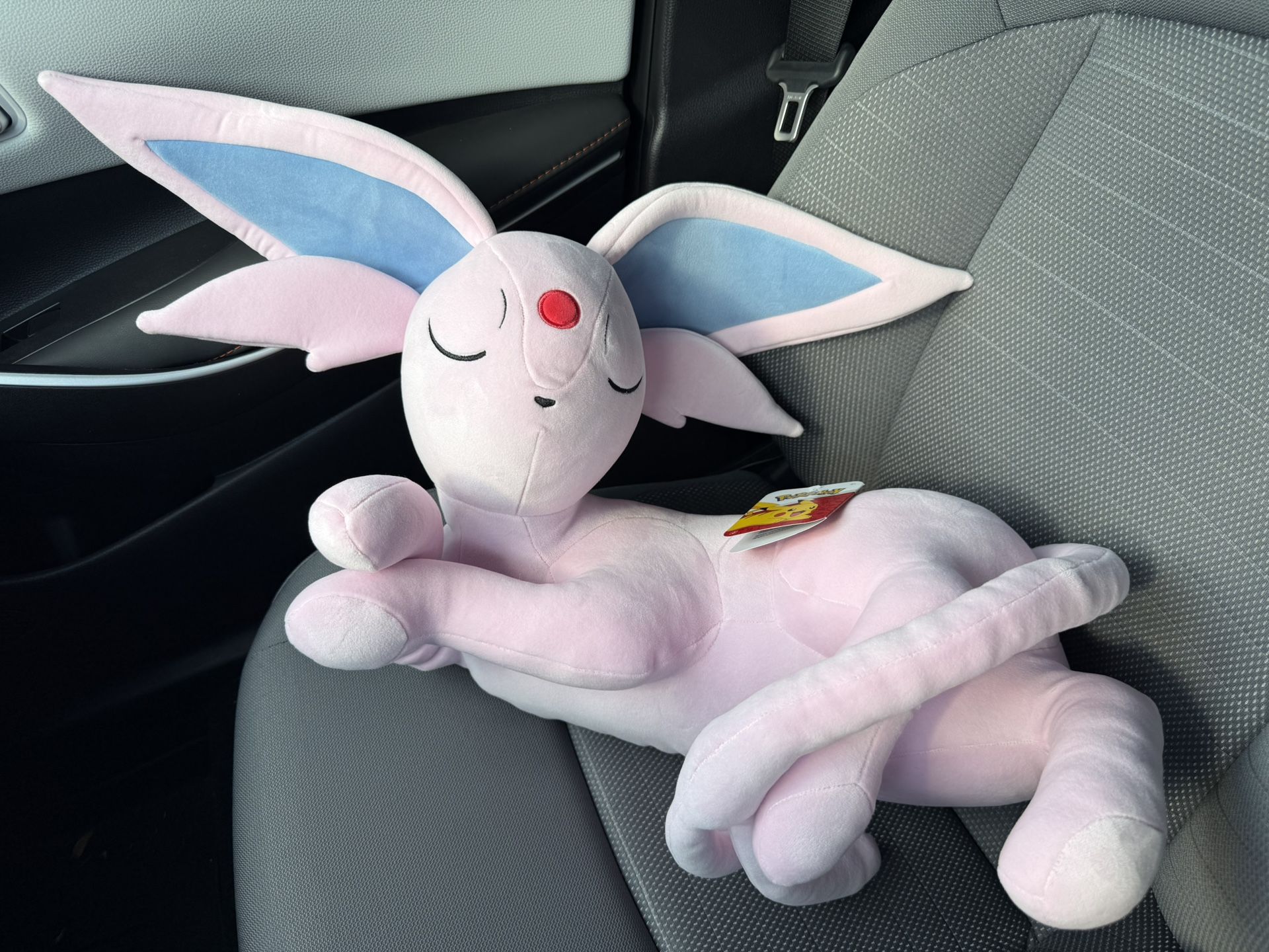 Pokemon Sleeping Espeon Plush 18" Jazwares NEW w/ Tags Eeveelution 2026