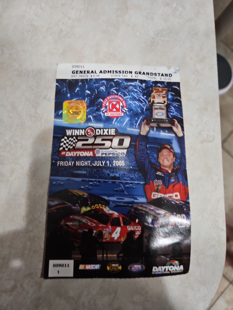 Nascar Ticket July 2005