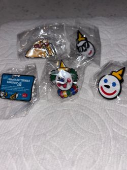 Jack in the box 75th anniversary collectable pins