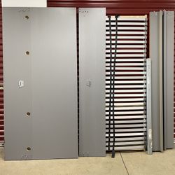 MALM King Bed Frame Gray Stained