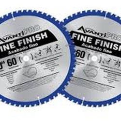 Avanti Pro 10 in. x 60-Tooth Fine Finish Circular Saw Blade Value Pack (2-Pack)