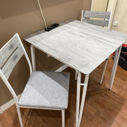 2 Chair Table Set
