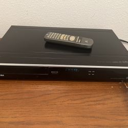 TOSHIBA DVD Video Recorder Player HDMI DR430KU w/Remote & DVD+R Discs - WORKING