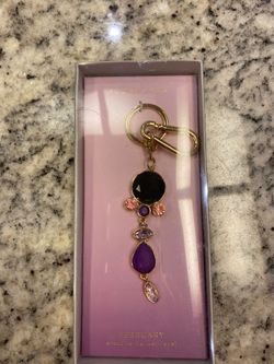 Anthropologie- You’re a Gem FEBRUARY: Creative- Honest-Loyal Key Chain/Handbag Charm