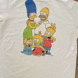 THE SIMPSONS X VANS FAMILY T-SHIRT men’s Med 