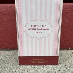LATTAFA GIVE ME GOURMAND BERRY ON TOP PARFUM 2.53 FL OZ FRAGRANCE PERFUME