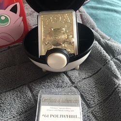 Pokémon 24k Plated Collectible’s 