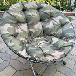 Foldable Saucer Lounge Chair (outdoor/indoor/camping) Large