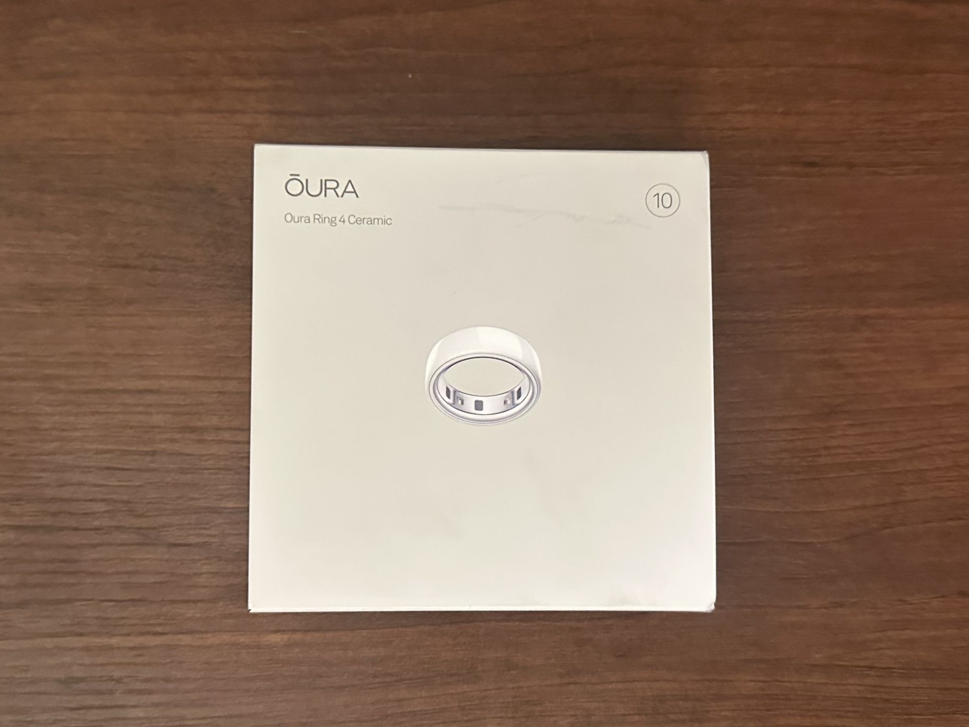 Oura Ring 4 Ceramic | Cloud, Size 10