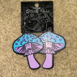 Mushroom earrings