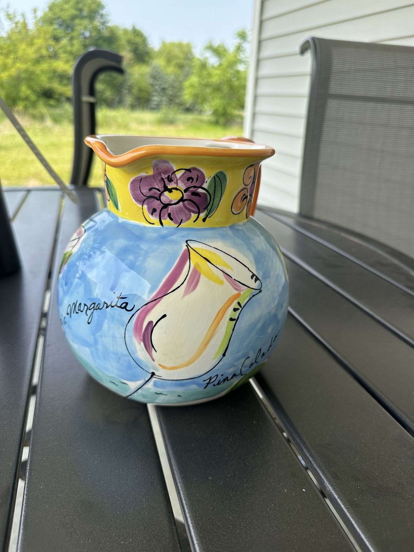 Vintage Julia Junkin Cocktail Pitcher