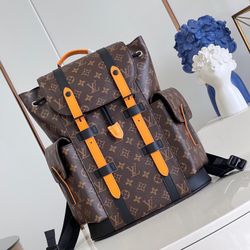 L V Men’s Backpack Bag New 