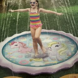 ☀️🦄 UNICORN SPRINKLER MAT //WATER FUN //NEW