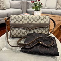 Authentic Gucci Vintage Shoulder Bag w/ Dust Bag & COA