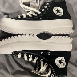Converse Chuck Taylor All Star Lugged Heel Women's Platform Shoes Color: Black  Size 10 Women