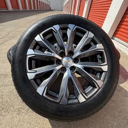 22s Chevy Gmc High Country Silverado 2025 Rims Rines Wheels 6lug Oem