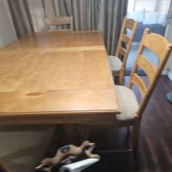 Solid Wood Dining Table