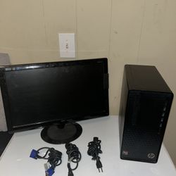 HP Desktop Pc + AOC Monitor