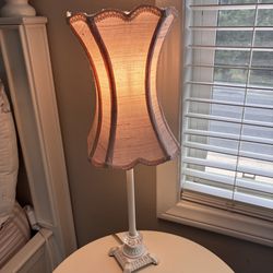 Pottery Barn Teen Pink Shaded Lamp