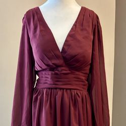 Lovely Wine Colored Gown 