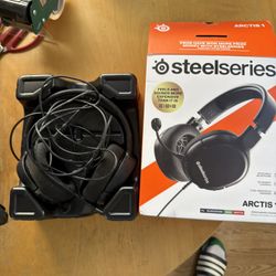 Steelseries Arctic 1 Wired Gaming Headset USED WORKING CONDITION