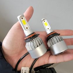 LED Headlight foglight upgrade conversion bulbs - 6000k 6k 8000 lumen luces car truck suv Chevy Toyota Honda ram Dodge Nissan