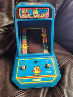 1980s Miss Pac Man Table Mini Arcade Game