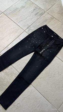 Purple jeans