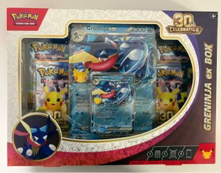 30TH CELEBRATION POKEMON TCG GRENINJA EX BOX