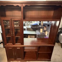 Dark Wood Entertainment Center 
