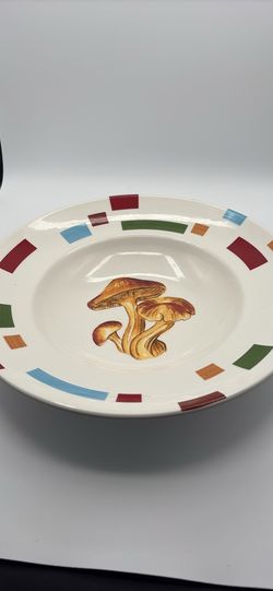 Vintage Home James Mushroom Ceramic Bowl Portugal