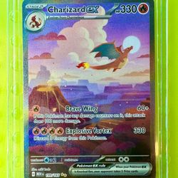 Charizard ex 199/165 Sv: Scarlet & Violet 151 Pack Fresh English