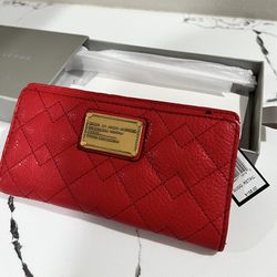 Marc By Marc Jacobs Red Wallet