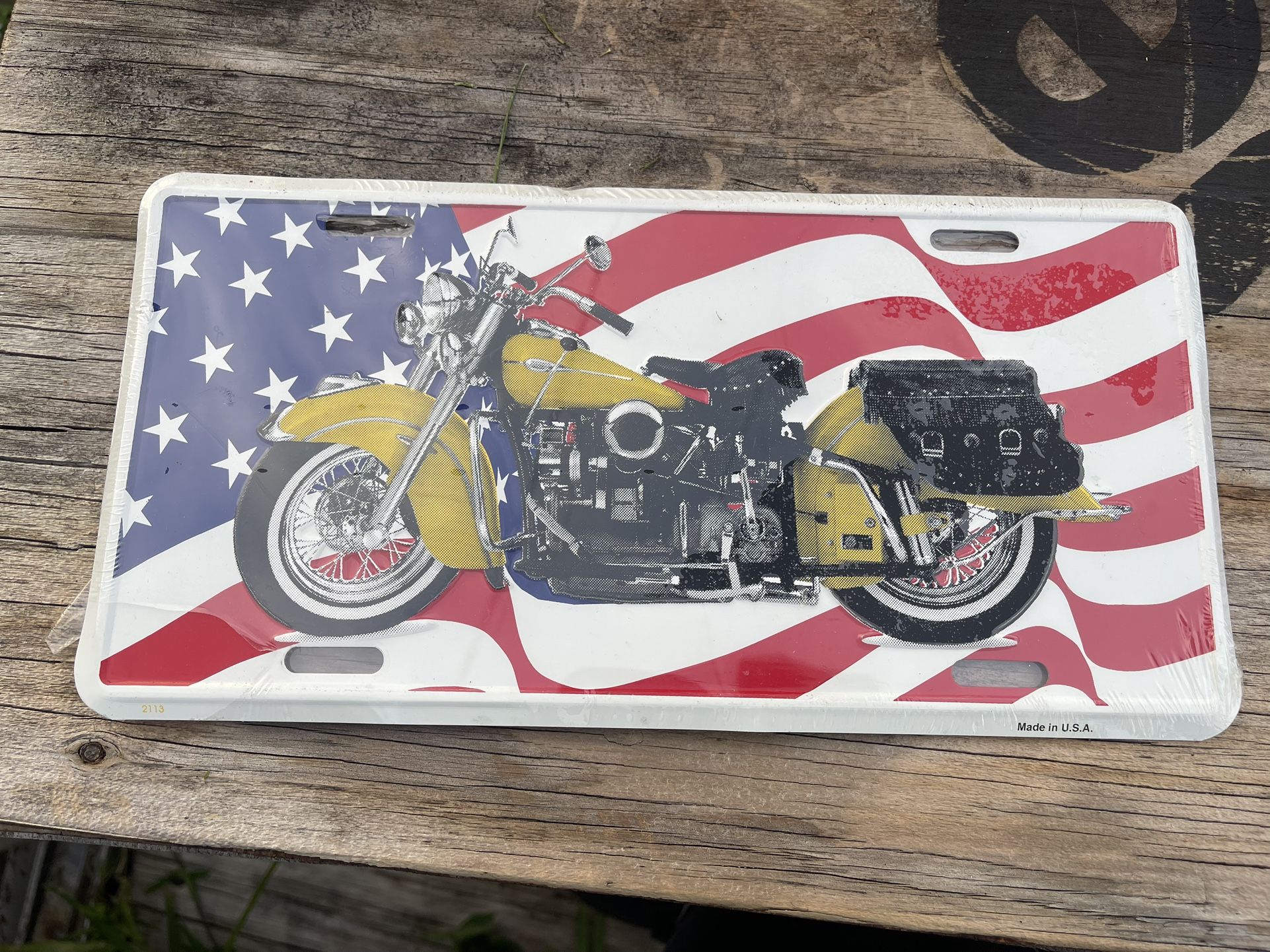 New Motorcycle license Plate
