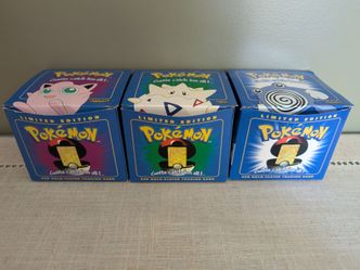 Set of Pokemon Gold Plated Collectibles