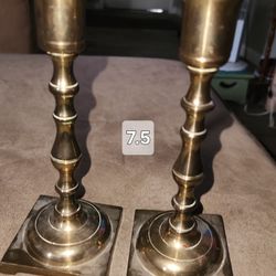 2 Brass Candle Holders