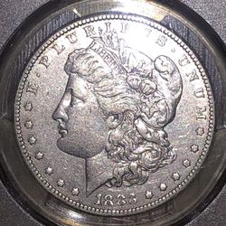 American Old Silver Coin (1883 Morgan Dollar)