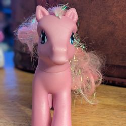 My Little Pony PINKIE PIE Dress Up w/ GLITTER  & TINSEL G3 2007 Hasbro