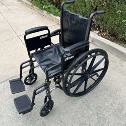 16 Inches Wide Wheelchair In Excellent Condition 