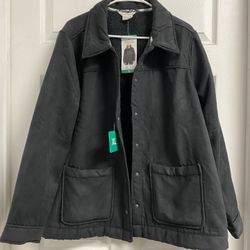 Boston Trader’s Black Fleece Warm Jacket New With Tags Size X- Large