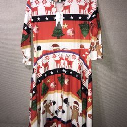 New!!!Christmas Dress Size7 For Women