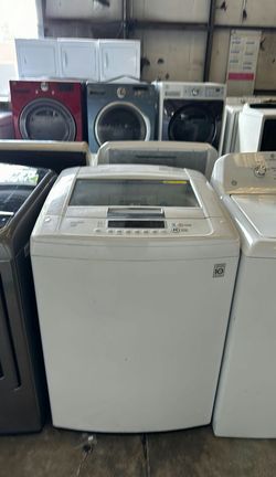 LG Top Load Washer, White, Excellent Condition with Smart Drum