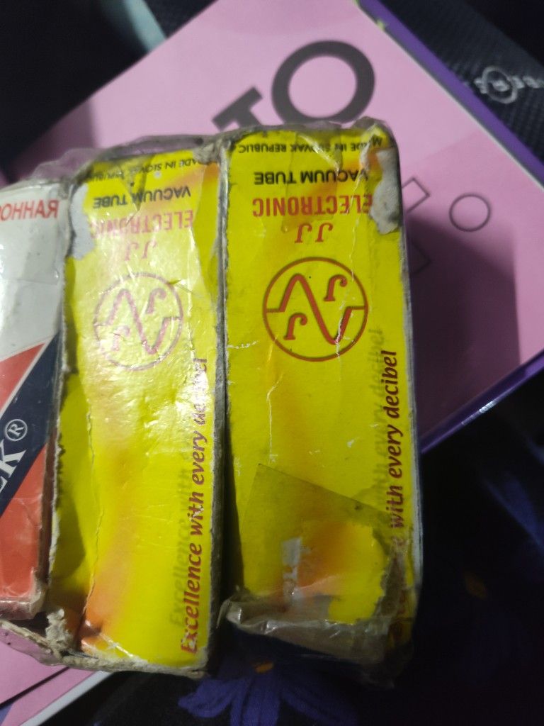 JJ Vacuum Tubes 6GL6C X2 Vintage