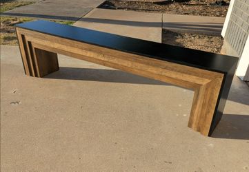 NEW Hoga 72" Extra Long Entry Bench