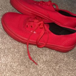 3.5 Kids Vans Like New (no Box) 