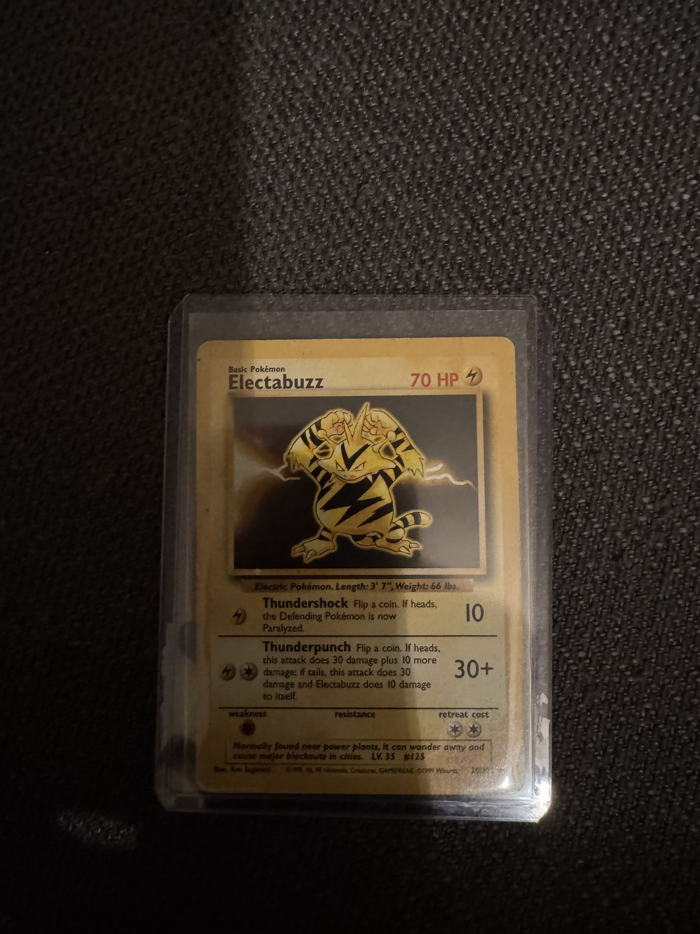 1995 Electabuzz Pokemon Card