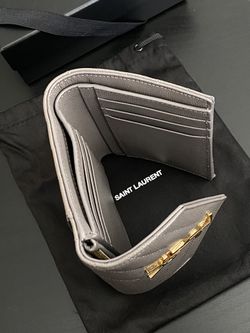 Cassandre Key Pouch in Calfskin, Silver Hardware