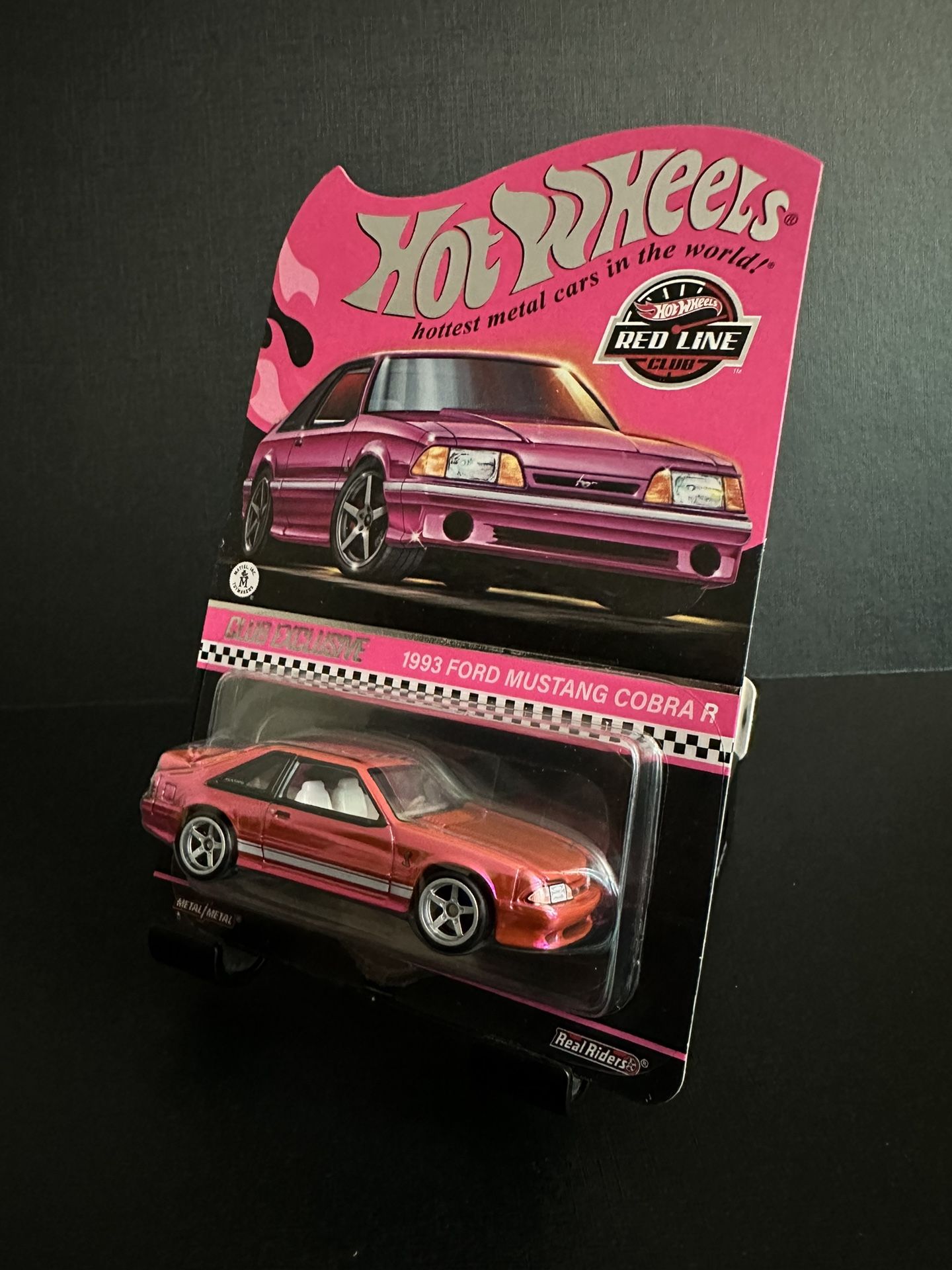 Hot Wheels RLC Exclusive Pink Edition 1993 Ford Mustang Cobra R