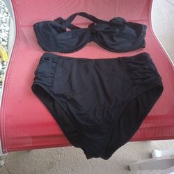 Black Bean Soup Top And Black Fancy Bottom